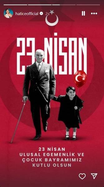 Ünlülerden 23 Nisan paylaşımları - Resim: 6